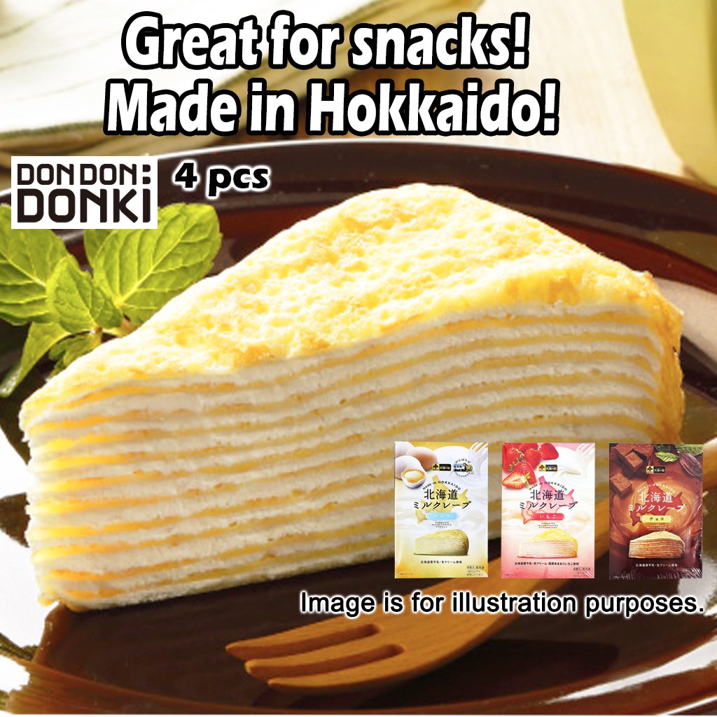 Donki Kokubo Ice Hokkaido Millecrepe Cake Assorted Shopee Singapore