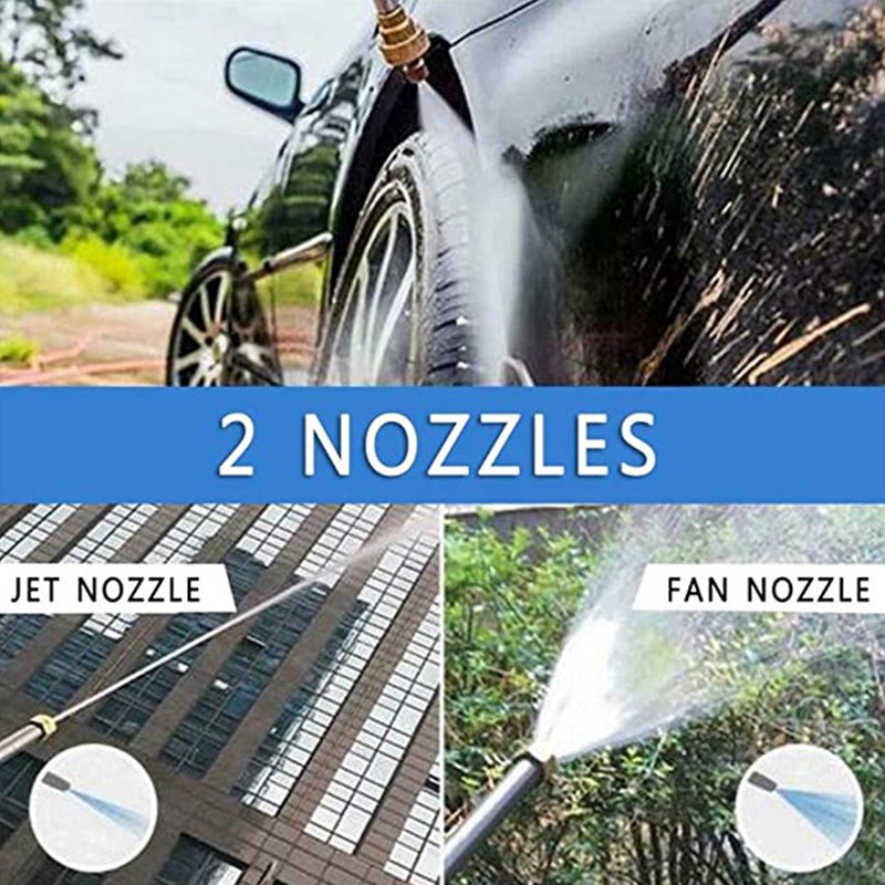 Hot DeepJet 2-in-1 High Pressure Power Washer For Car Home & Garden Cleaning