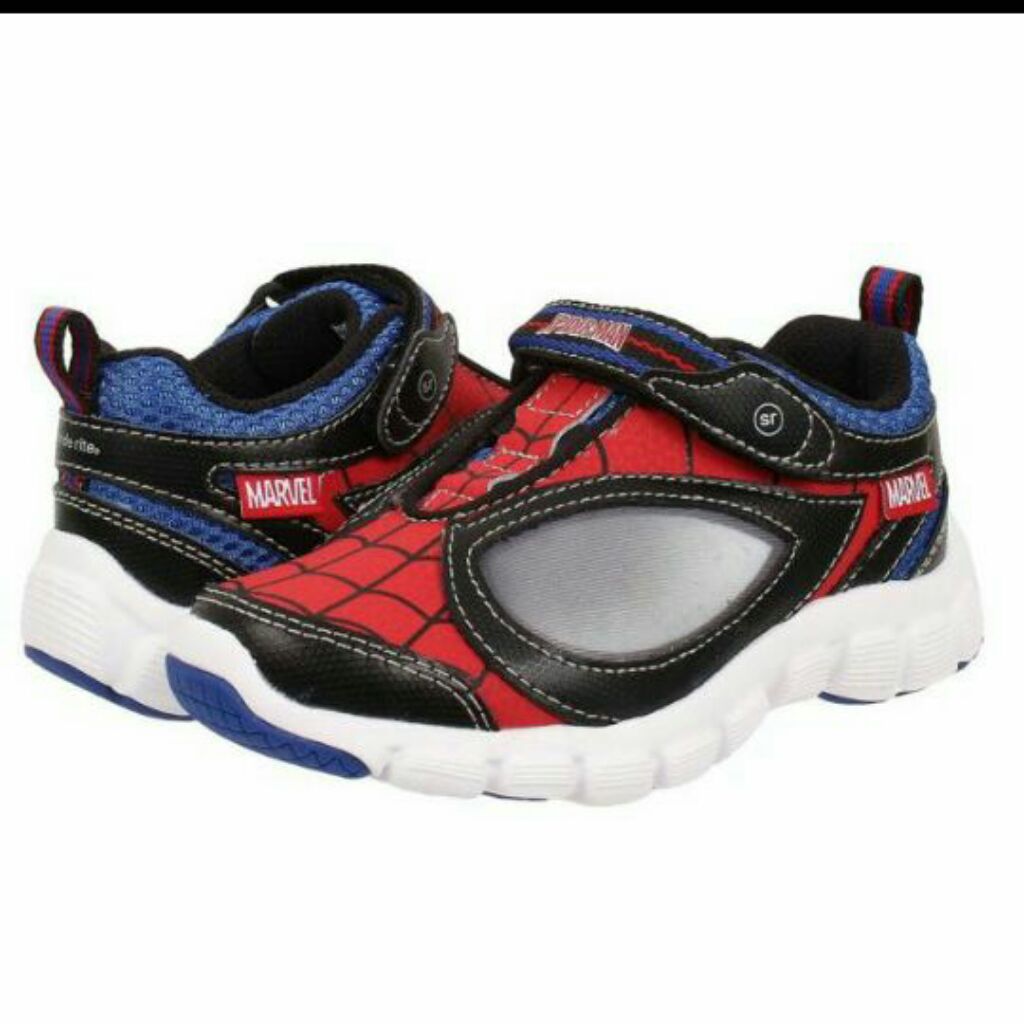 stride rite spider man shoes