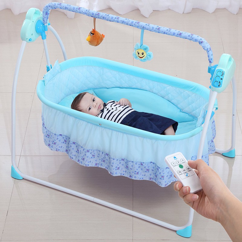 Automatic Baby Cradle Electric Baby Intelligent Swing Bed Rocking