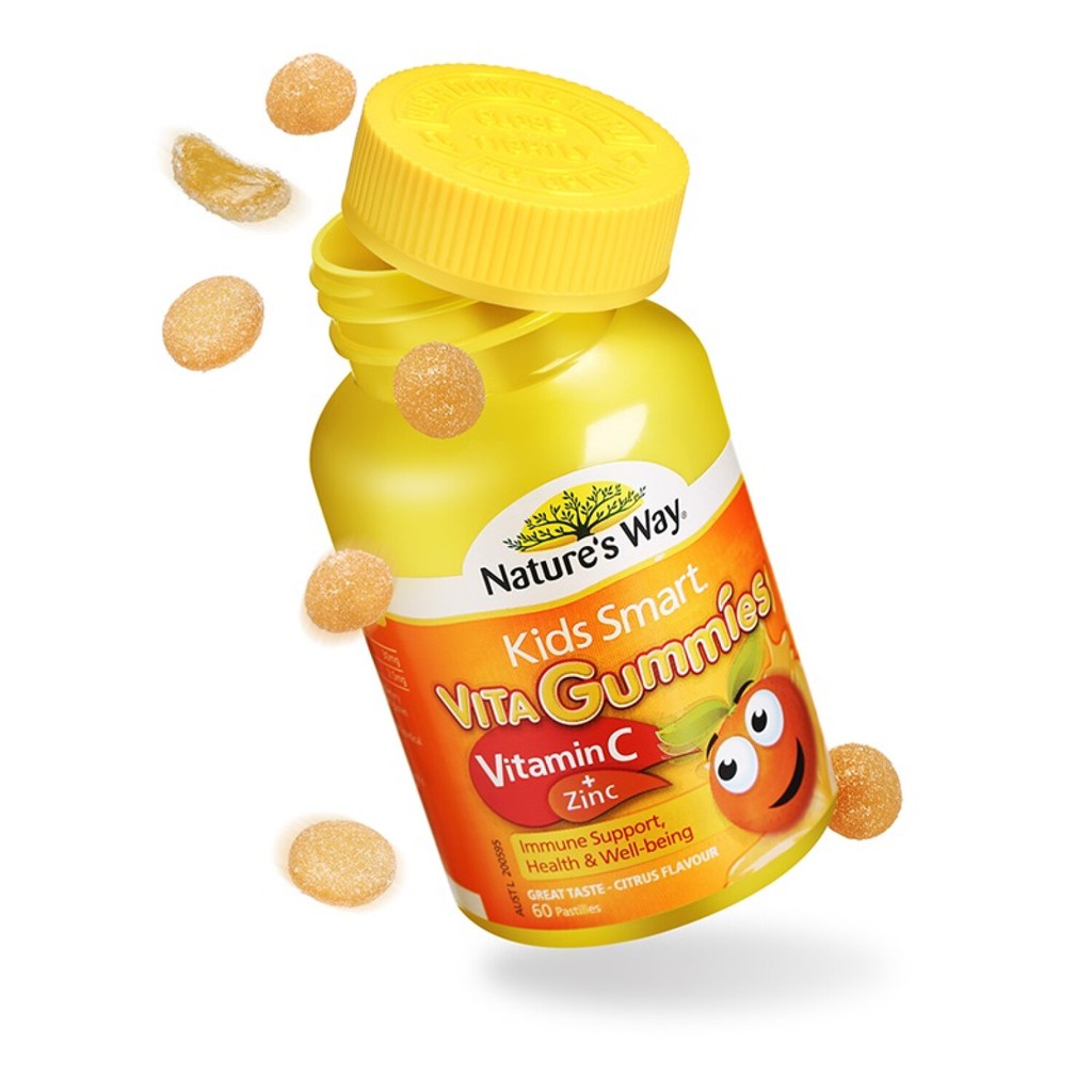 Nature S Way Kids Smart Vita Gummies Vitamin C Zinc 60