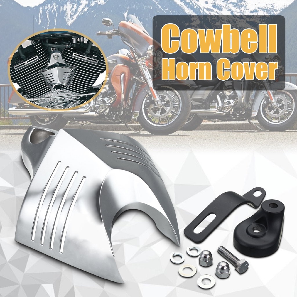 harley horn cover chrome