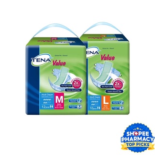 Image of TENA Value, Carton of 8 packs