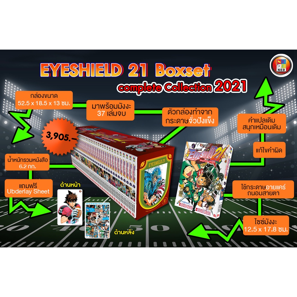 Eyeshield 21 BOXSET Complete Collection (PreOrder xx April Delivery
