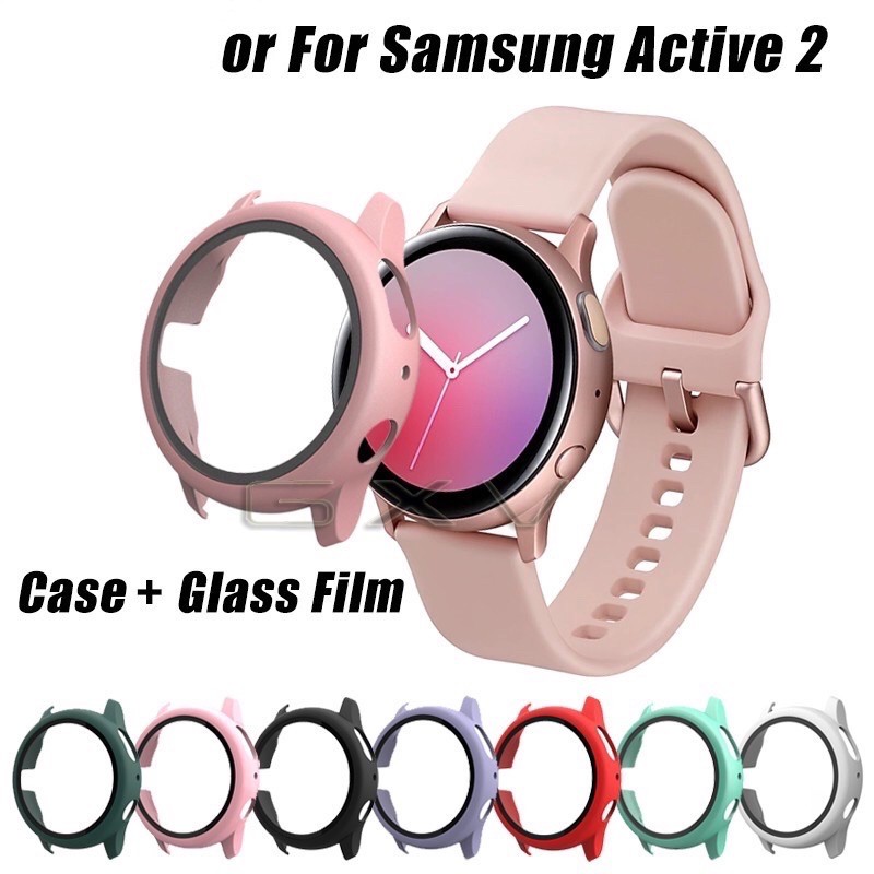 Full Cover Case + Glass Screen Protector for Samsung Galaxy Watch