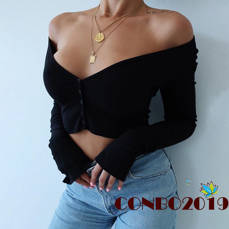 off shoulder v neck top