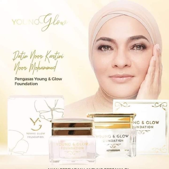 Young and glow foundation by mama neelofa | Shopee Singapore