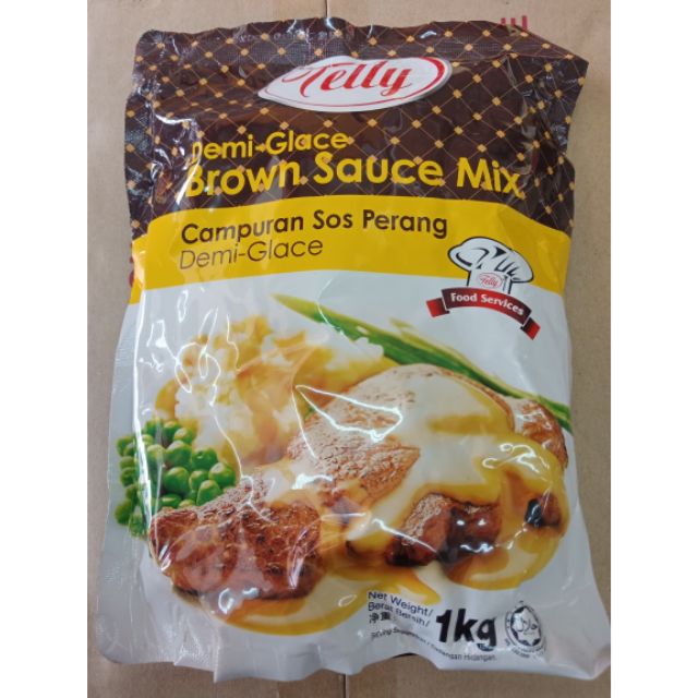 Shop Malaysia Telly Demi Glace Brown Sauce Mix 1 Kg Shopee Singapore