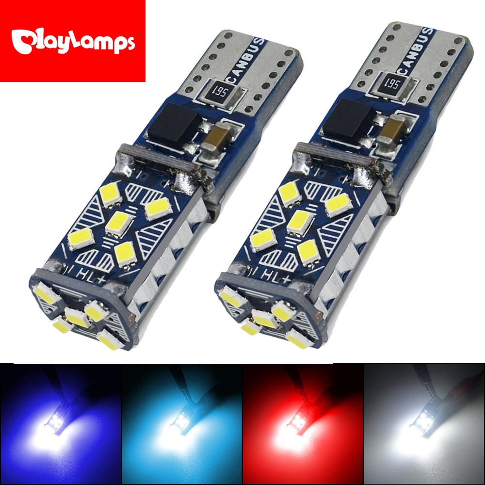 T10 501 194 W5W canbus sidelights parking led verte 5-SMD ampoules e