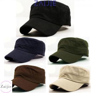 Image of All in stockOutdoor Cadet Plain Cap Adjustable Army Hat Cotton