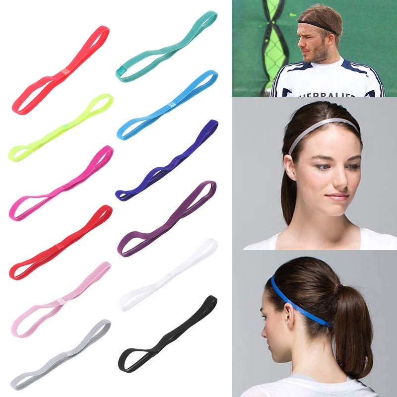 Sport Hair Band Elastic Anti Slip Yoga Exercise Accessory Candy