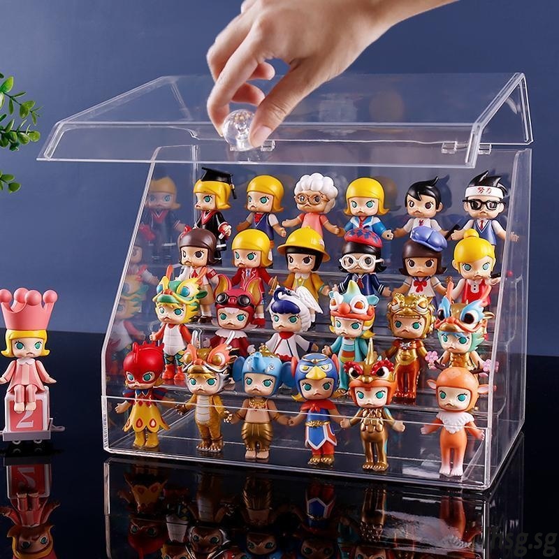 LHSG Acrylic Display Box Popmart Display Molly Beech Stand