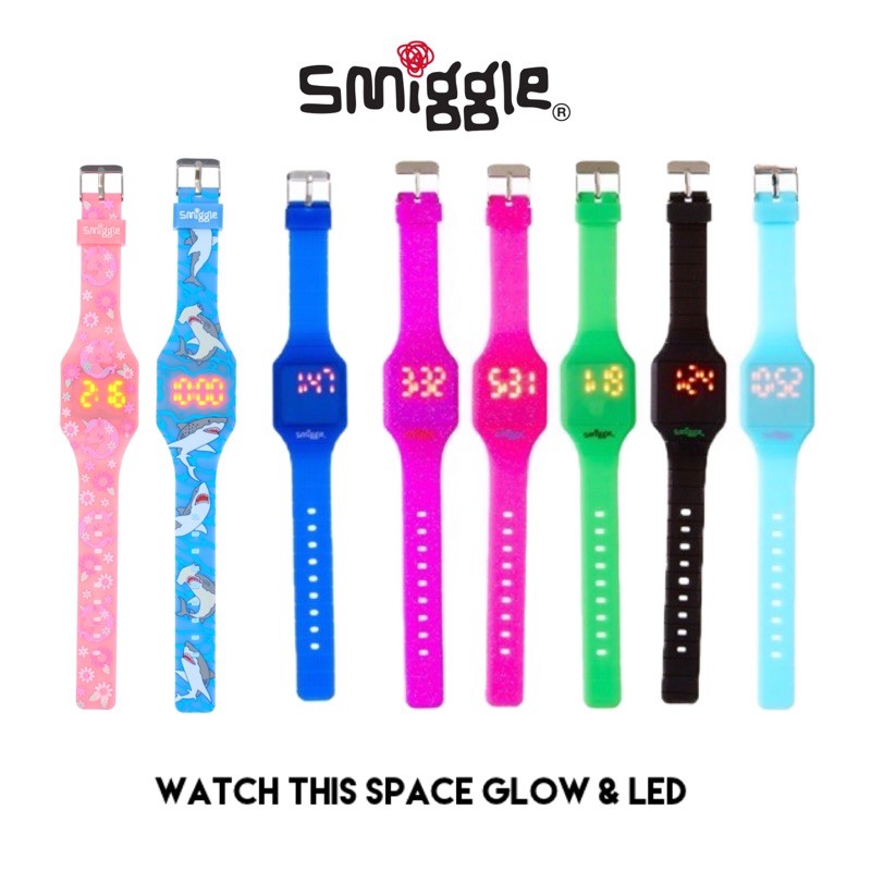 Smiggle Watch This Space Led Jam Tangan Shopee Singapore