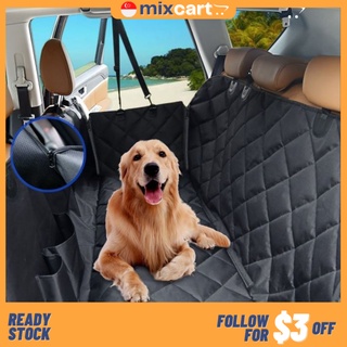 (SG Seller) Pet Car Rear Mats 147cmx137cm | Dog Heavy Duty Car Seat Cover Protector For Travelling | Pet Carrier