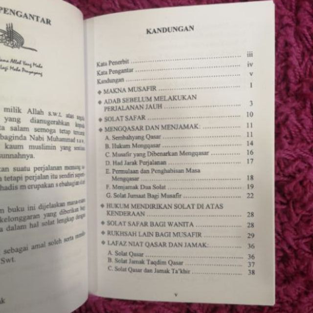 Book Guide For Jamak Qasar Prayers Shopee Singapore