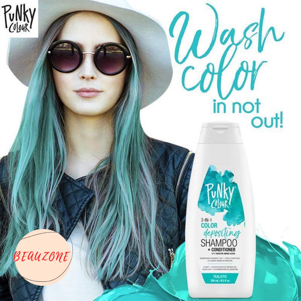 Jerome Russell Punky Color 3IN1 Tealistic Color depositing Shampoo