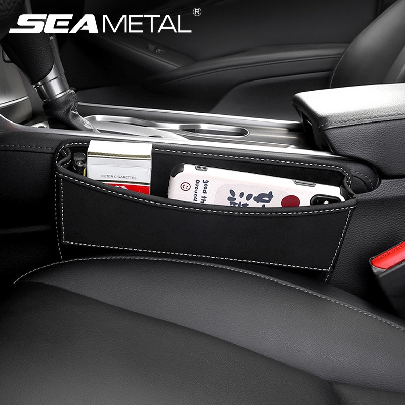 Hasde Right Side Car Accessories Seat Slit Pocket Storage Organizer Box w/2USB Port 