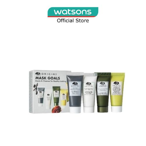 ORIGINS Mask Goal Packset (Frothy Wash + Charcoal Mask + Soothing Mask
