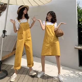 Image of #3828 Women Fashion Denim Overalls Overall Dresses Ladies Casual Dungarees