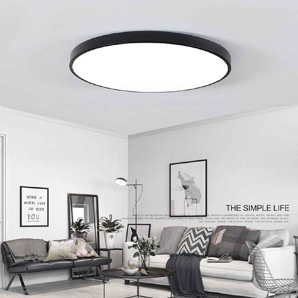 Ultra Slim LED Ceiling Panel Flat Light Bedroom Downlight Lamp | Shopee ...