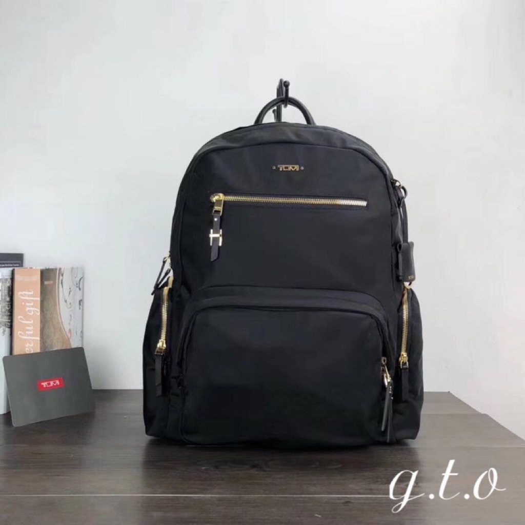 tumi carson backpack black