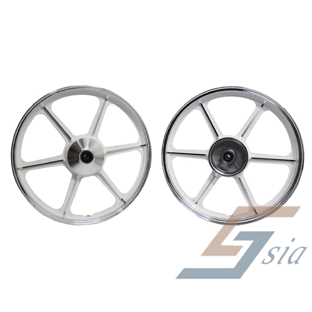 Honda Ex5 Hi Power Bs2 Racing Sport Rims White Shopee Singapore