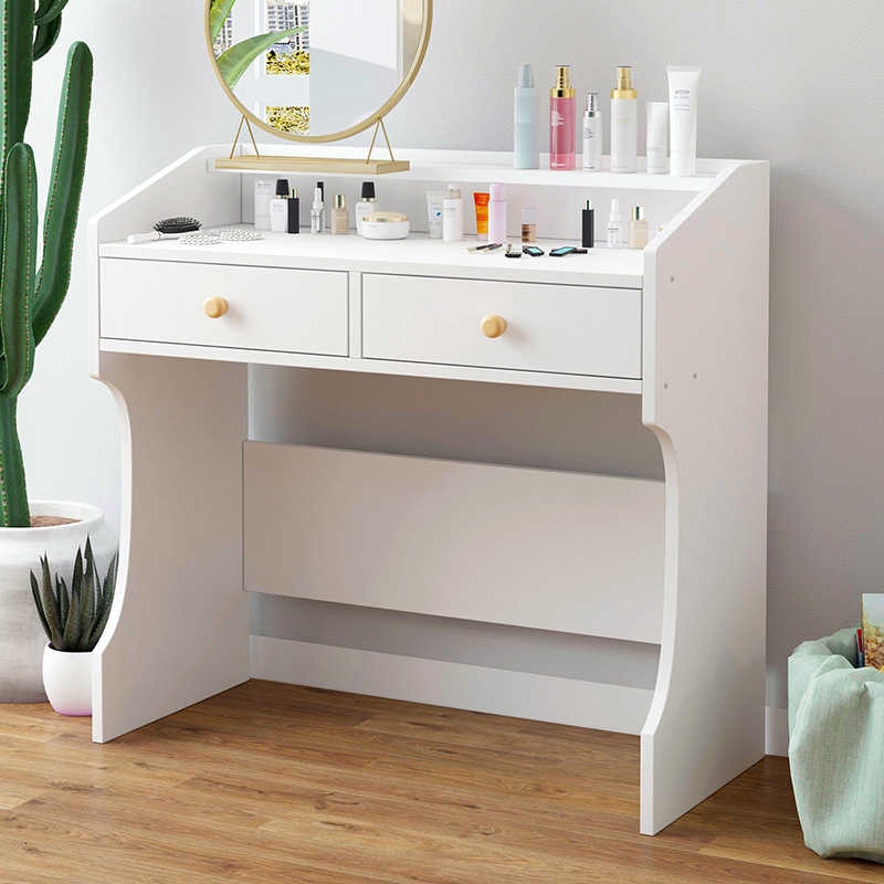 Europe Mini Dresser Bedroom Makeup Dressing Table Bedside Table With Mirror Double Dressing Vanity Box Without Mirror Shopee Singapore