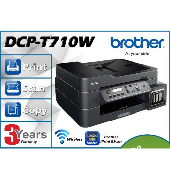 Brother Dcp-t710w Ink Tank Printer Wireless T710w System Wifi Mobile 