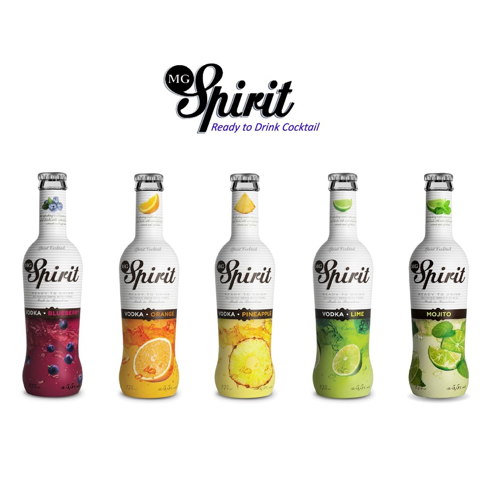 MG Spirit Cocktail 275ml x 5 Flavours | Shopee Singapore