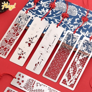 [Ready Stock] Creative Chinese Style Metal Bookmark Retro Exquisite Bookmark Student Gift Prize #0