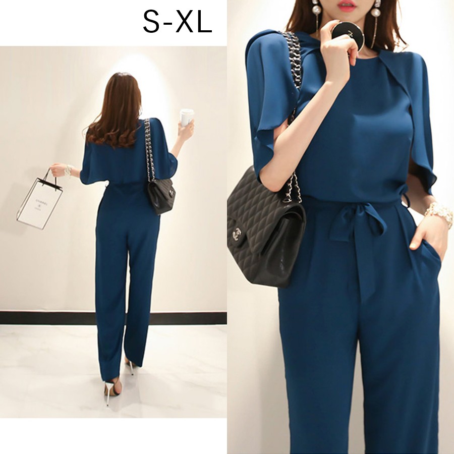 cape sleeve jumpsuit plus size