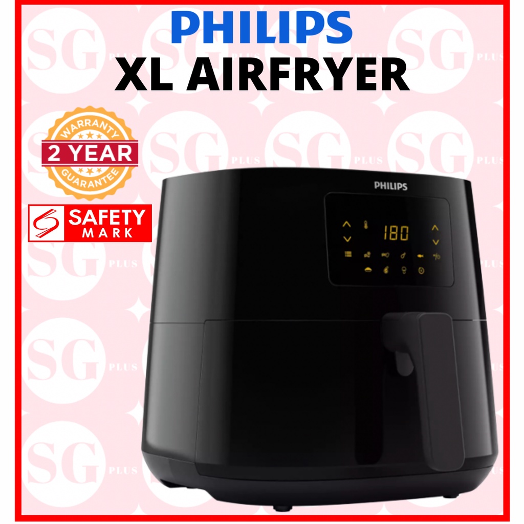 Philips HD9270 Essential Airfryer XL. Rapid Air Technology. 1.2kg, 6.2L ...