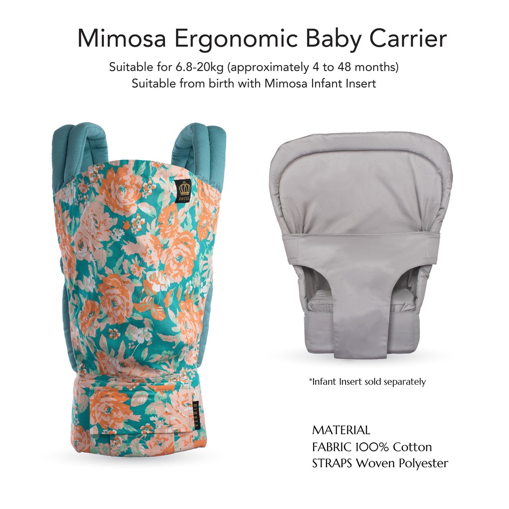 mimosa ergonomic baby carrier