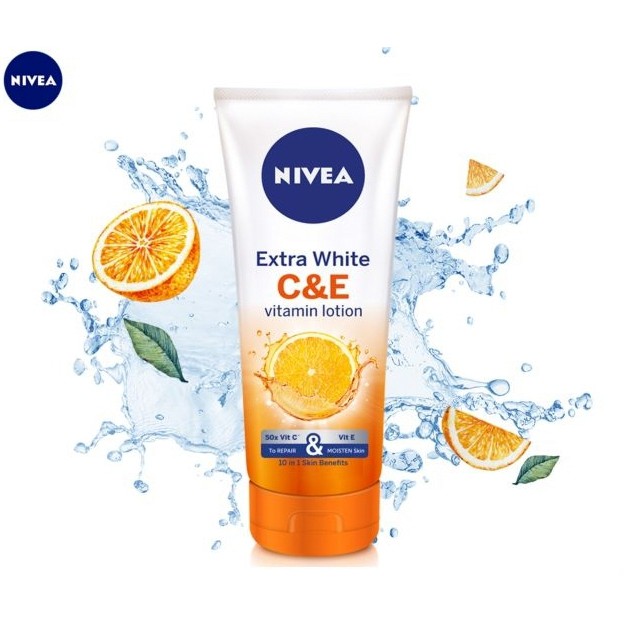 Shop Malaysia Nivea Extra White C E Vitamin Lotion 320ml 180ml Shopee Singapore