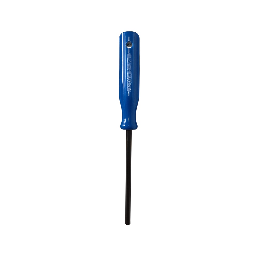 EIGHT 5mm Straight Hex Key (Allen Key) Screw Driver with Blue Plastic Handle (Made in Japan