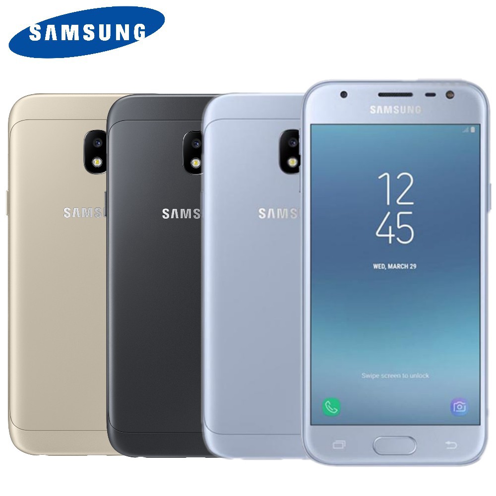Samsung Galaxy J3 Pro 1 Year Sg Warranty Blue Gold Shopee Singapore