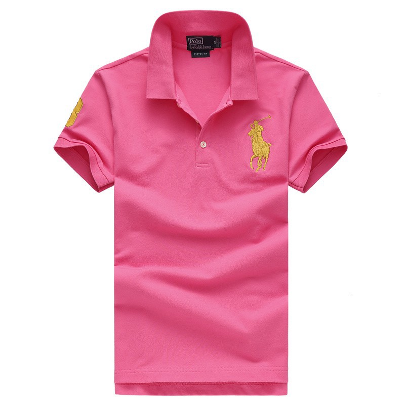 rose gold polo shirt