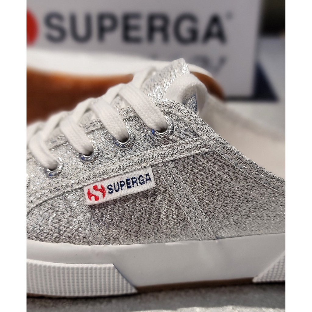 superga silver glitter