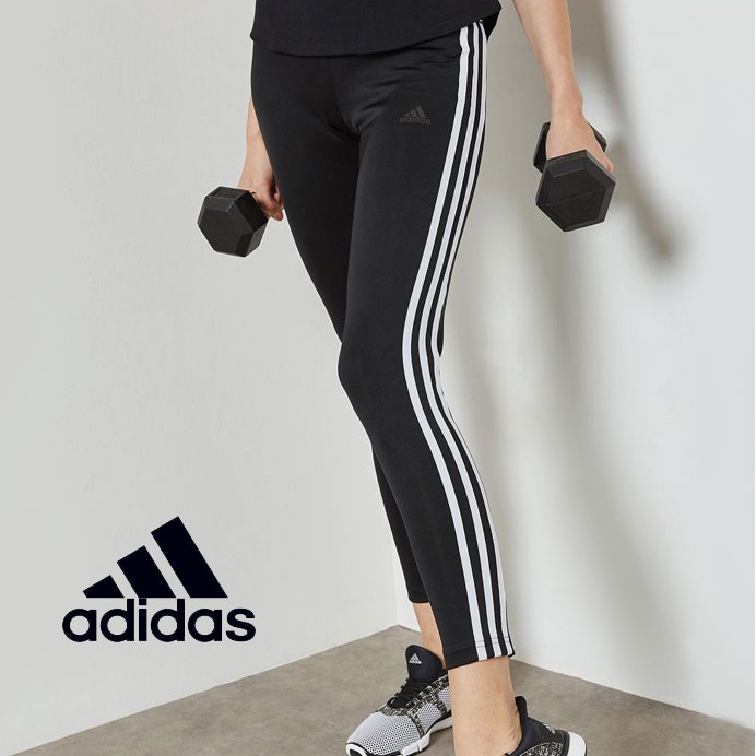 adidas 3 stripe leggings climalite