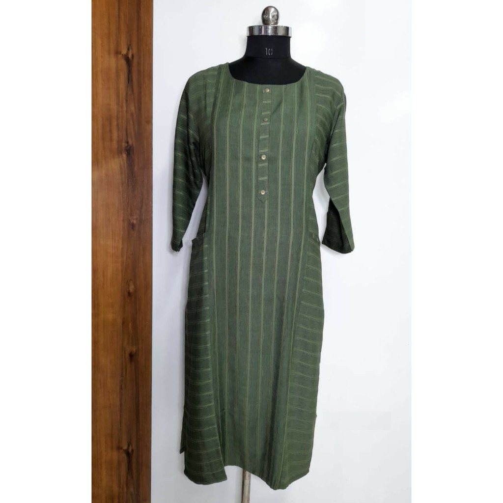 Cotton Kurti Tops Easy Wear Indian Dress Shopee Singapore