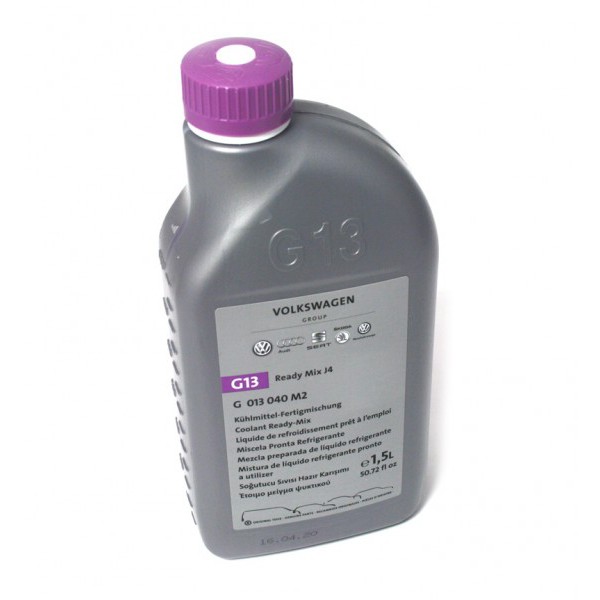 Genuine VW / Audi G13 Coolant Ready Mix 1.5L (G013040M2/GA13040M2) Shopee Singapore