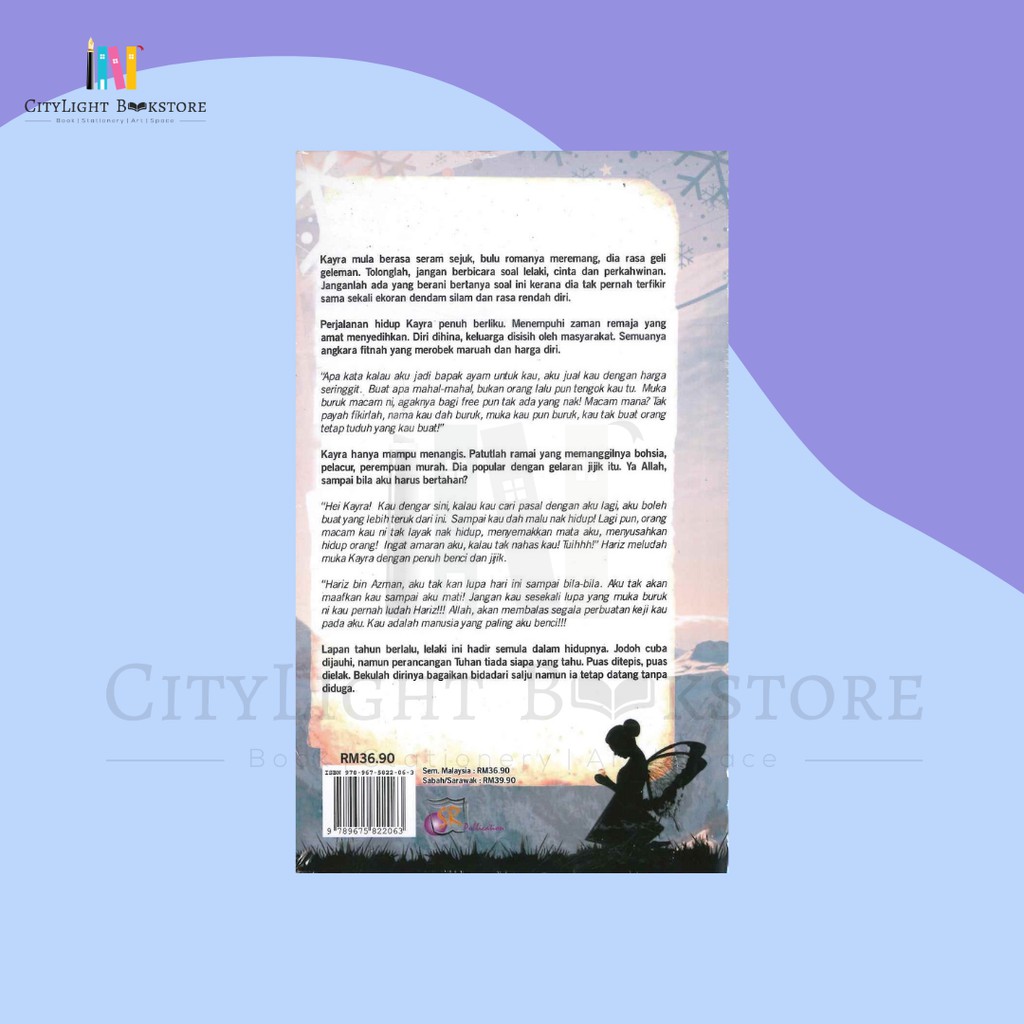 Shop Malaysia Citylight Novel Bidadari Salju Mia Kiff Shopee Singapore