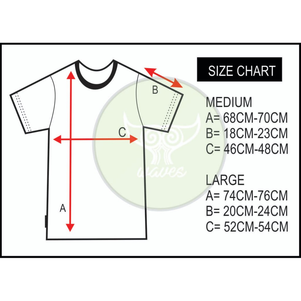 converse t shirt size chart