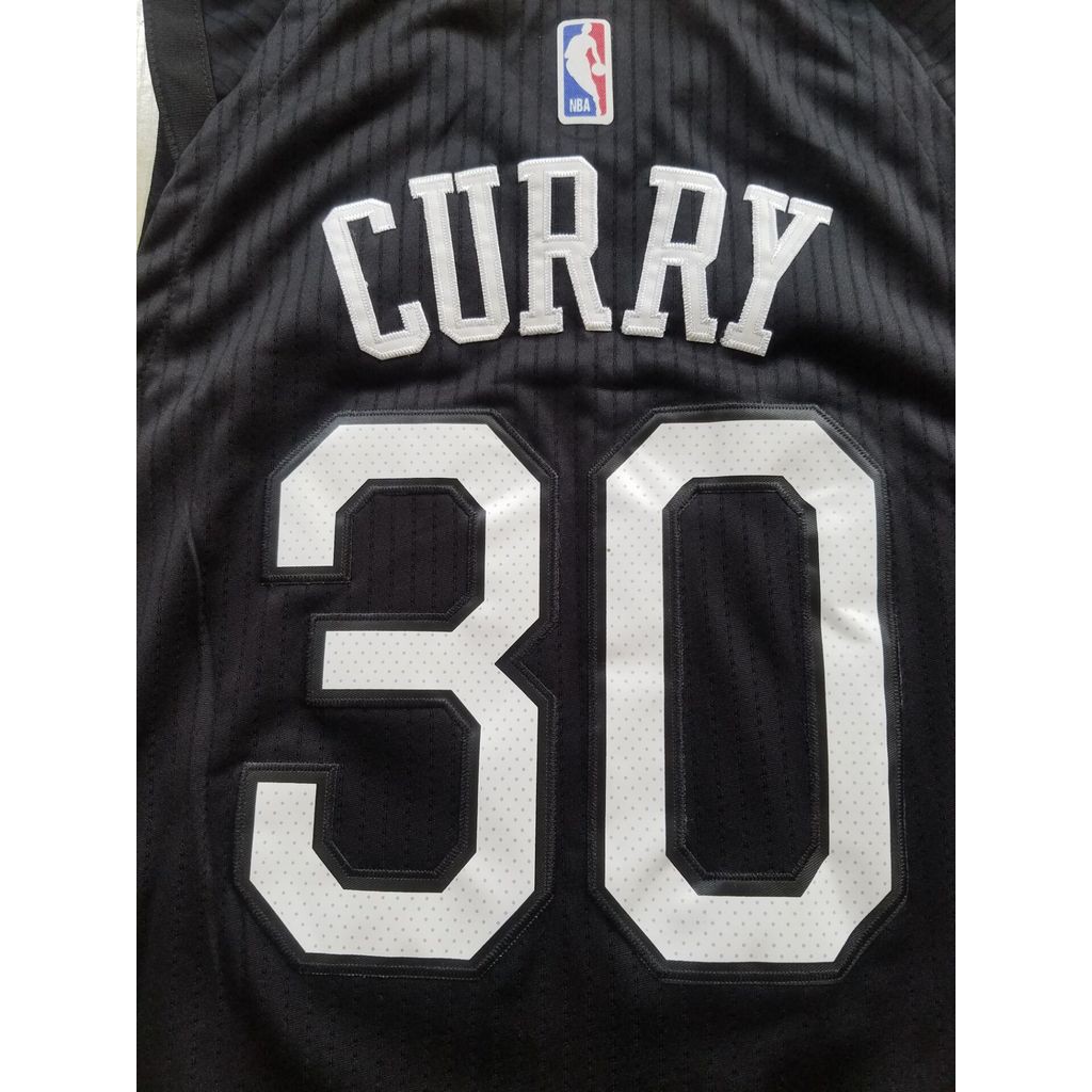 black and white curry jersey