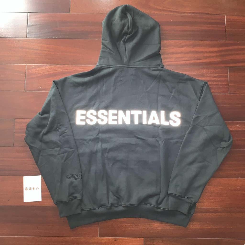 essentials reflective hoodie