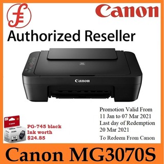 Canon PIXMA MG3070S Multifunction Printer