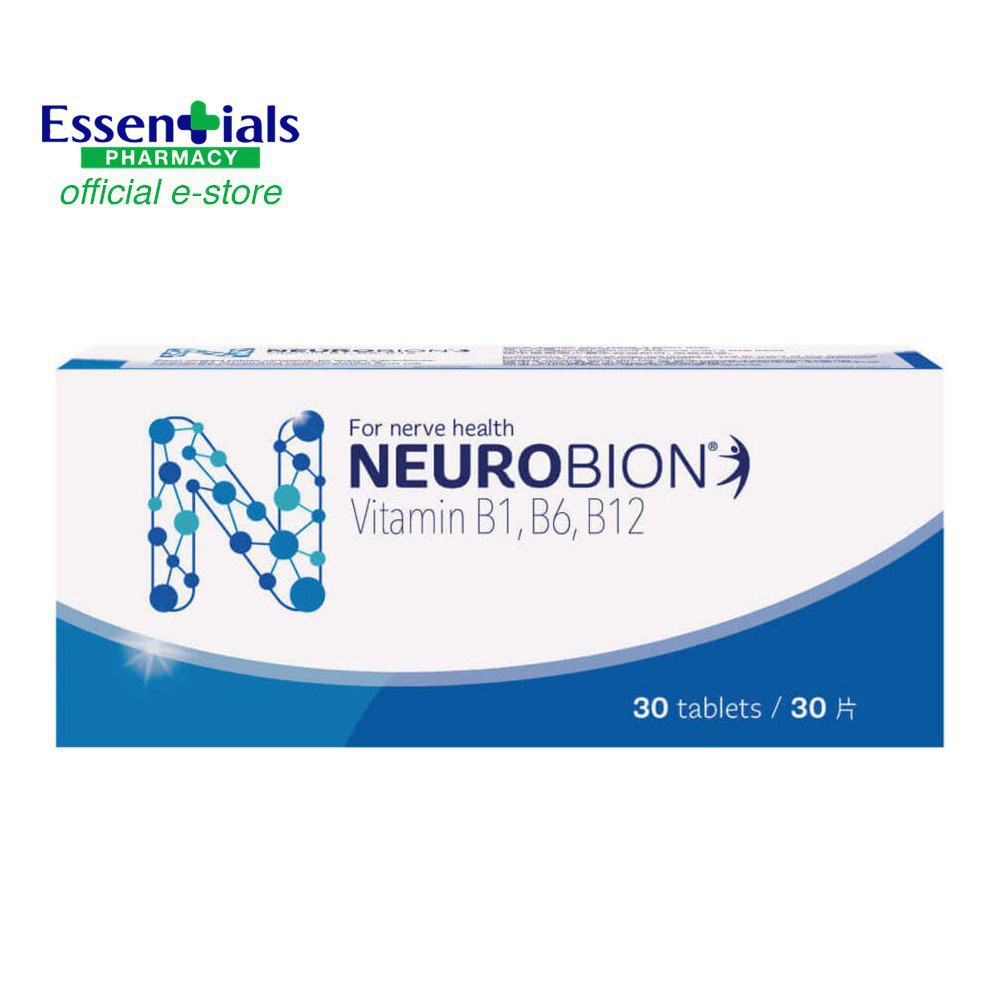 Neurobion Vitamin B1 B6 B12 Tablets 30s90s Facial Paresis Cervical Syndrome Low Back 5221