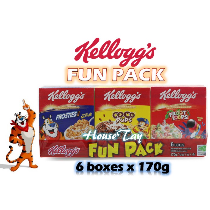 Kellogg's Fun Pack Cereals (170g) | Shopee Singapore