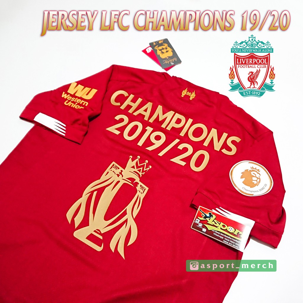 liverpool champions merchandise