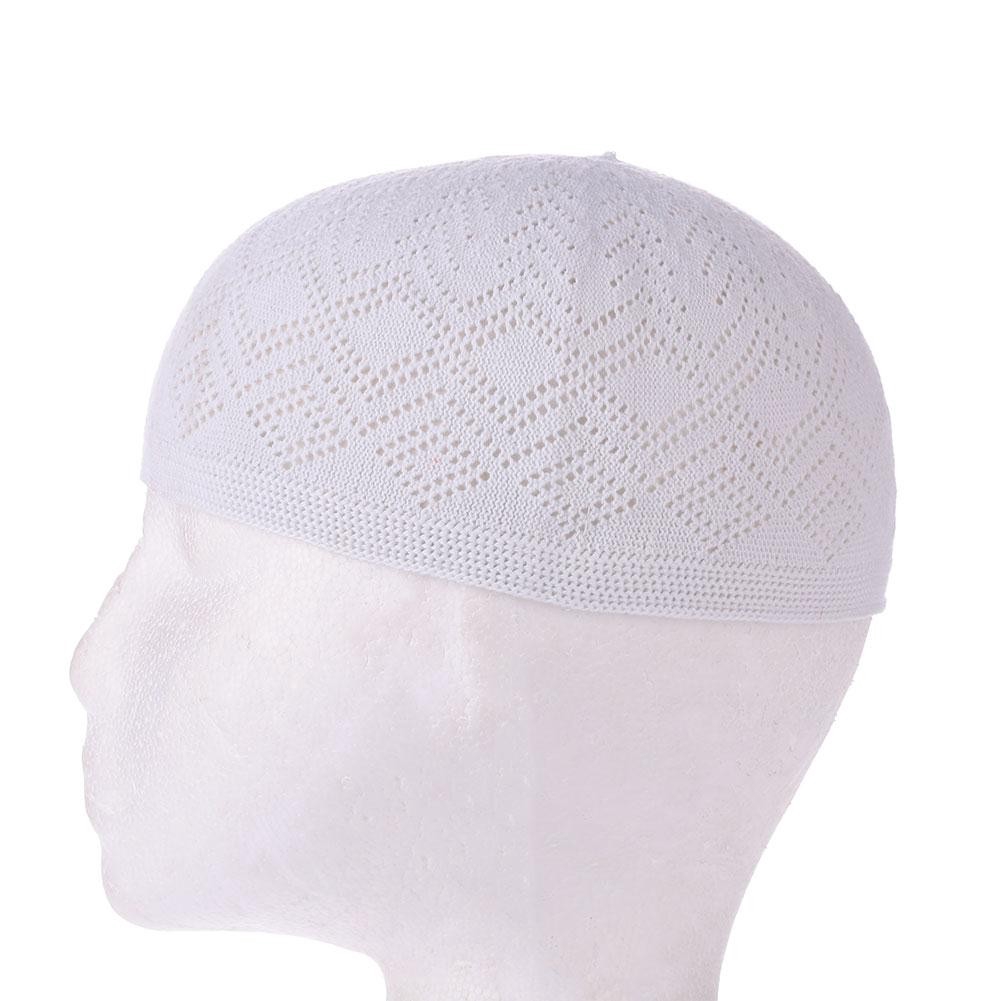 Boy Men Kufi koofi Hat Topi Skull Cap Islamic Muslim Prayer Head Colours